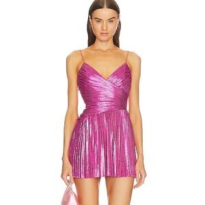 RETROFETE | Lumi Pink Shinmer Tunic Dress Small